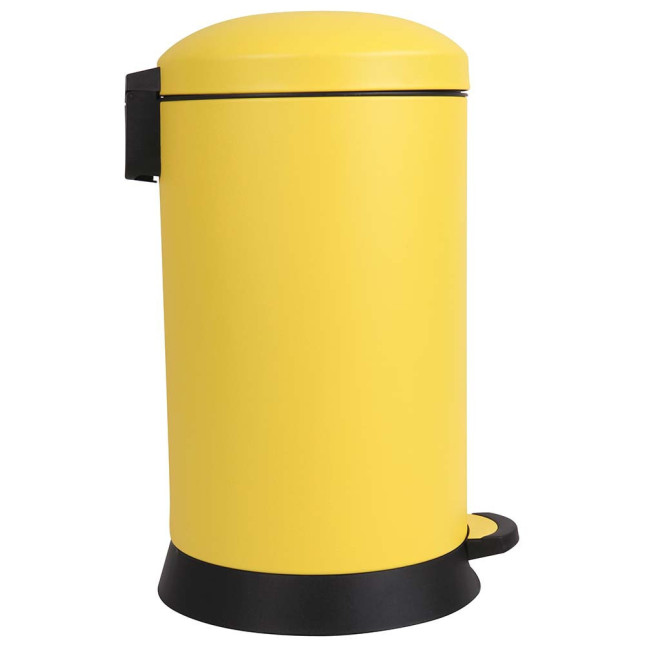 Poubelle cuisine à pédale 20L Jaune Mimosa