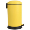 Poubelle cuisine à pédale 20L Jaune Mimosa