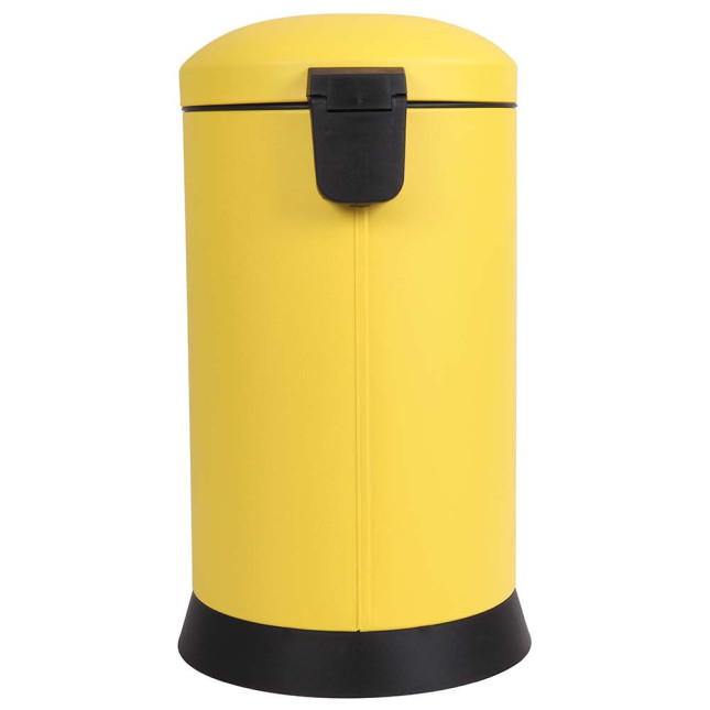 Poubelle cuisine à pédale 20L Jaune Mimosa