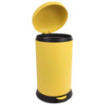 Poubelle cuisine à pédale 20L Jaune Mimosa