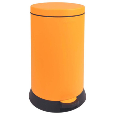 Poubelle cuisine à pédale 20L Jaune Pamplemousse