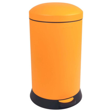 Poubelle cuisine à pédale 20L Jaune Pamplemousse