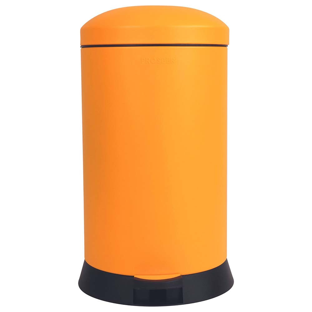 Poubelle cuisine à pédale 20L Jaune Pamplemousse