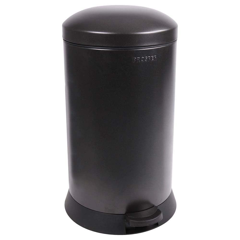 Poubelle cuisine à pédale 20L Noir Basalte