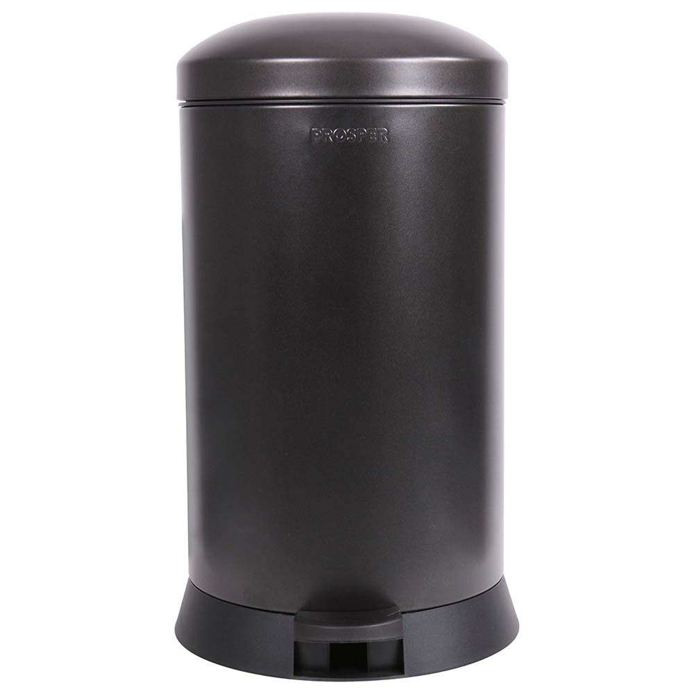 Poubelle cuisine à pédale 20L Noir Basalte