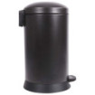 Poubelle cuisine à pédale 20L Noir Basalte