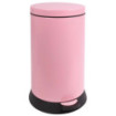 Poubelle cuisine à pédale 20L Rose Dragée Poubelle cuisine à pédale 20L Rose Dragée