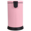 Poubelle cuisine à pédale 20L Rose Dragée Poubelle cuisine à pédale 20L Rose Dragée