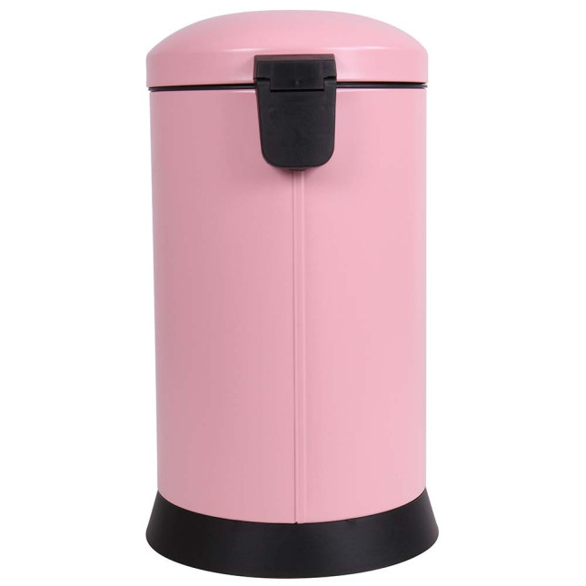 Poubelle cuisine à pédale 20L Rose Dragée