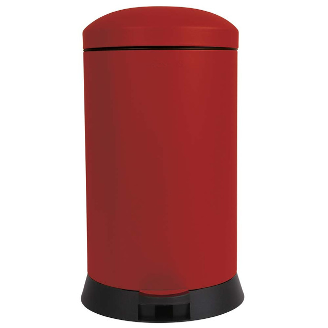 Poubelle cuisine à pédale 20L Rouge Cerise