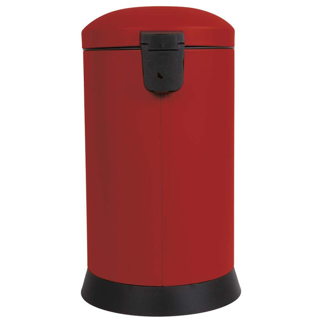 Poubelle cuisine à pédale 20L Rouge Cerise