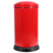 Poubelle cuisine à pédale 20L Rouge Groseille