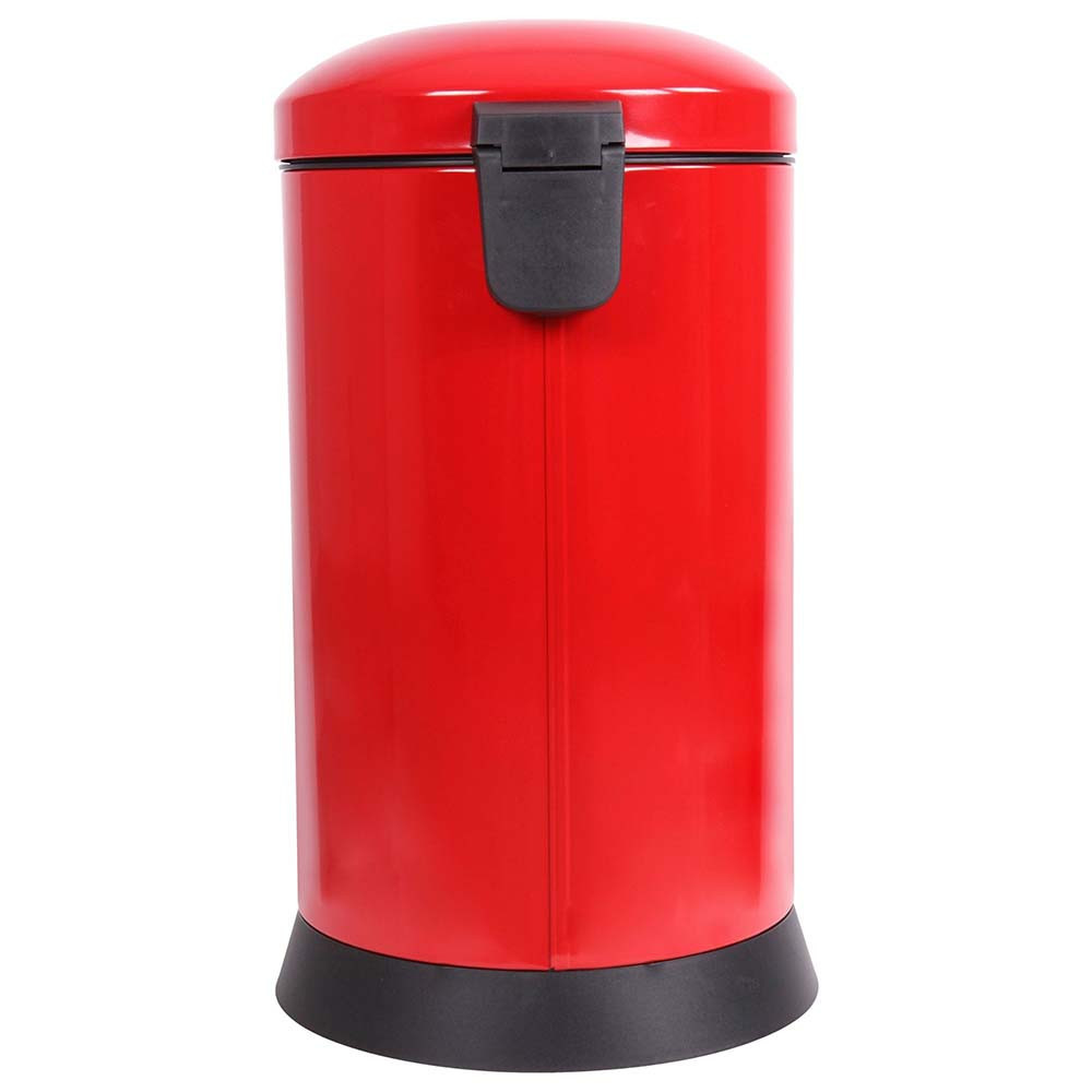 Poubelle cuisine à pédale 20L Rouge Groseille