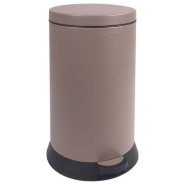 Poubelle cuisine à pédale 20L Taupe