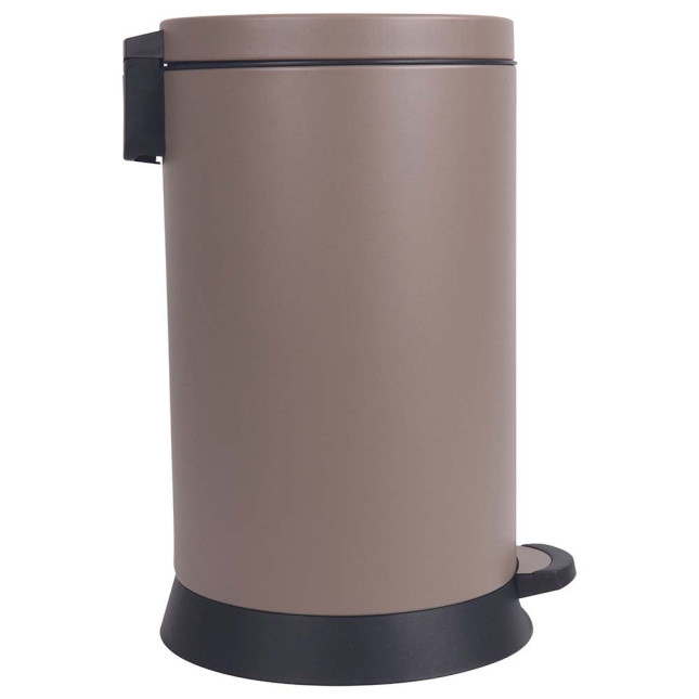 Poubelle cuisine à pédale 20L Taupe Poubelle cuisine à pédale 20L Taupe