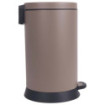 Poubelle cuisine à pédale 20L Taupe Poubelle cuisine à pédale 20L Taupe