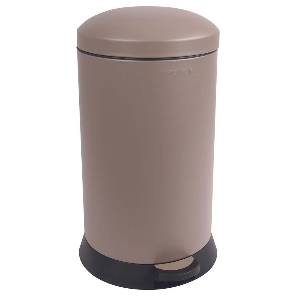 Poubelle cuisine à pédale 20L Taupe
