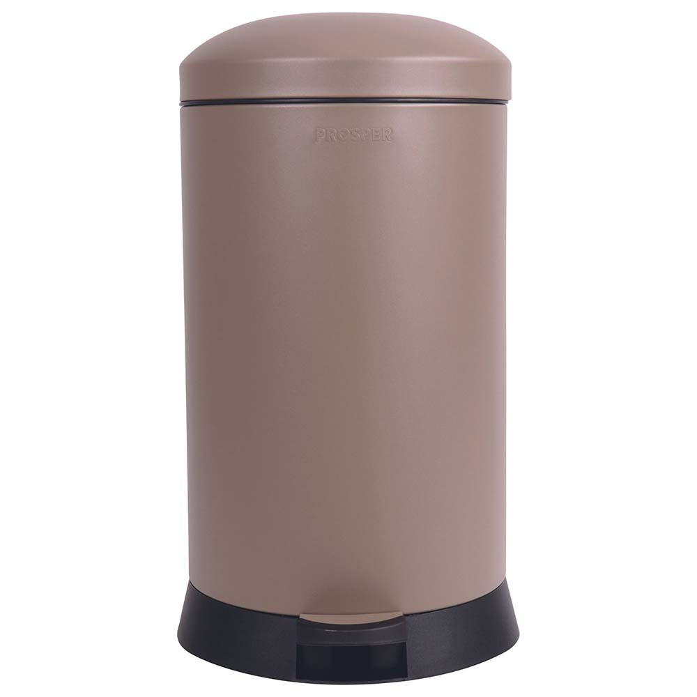 Poubelle cuisine à pédale 20L Taupe