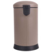 Poubelle cuisine à pédale 20L Taupe