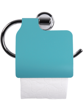 Toilet paper holder Aristo Turquoise Blue
