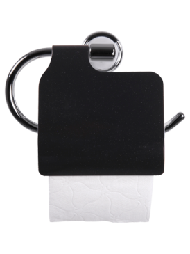 Toilet paper holder Aristo Graphite Black