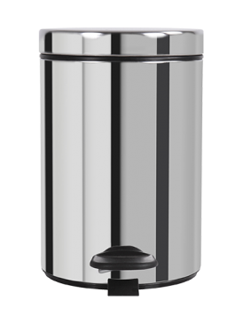 Poubelle 3L Retro Inox