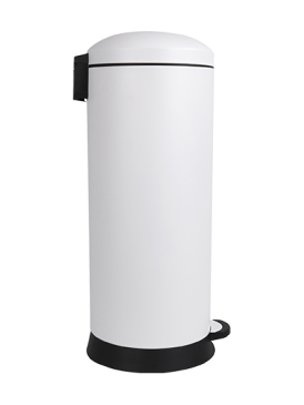 Poubelle 30L Bohême Blanc Coton