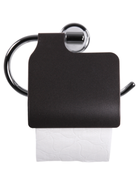 Toilet paper holder Aristo Basalt Black