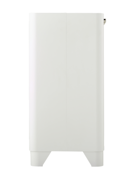 Poubelle de tri sélectif 2x30L Osmoze Blanc Coton