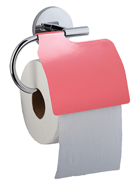 Toilet paper holder Aristo Lychee Pink