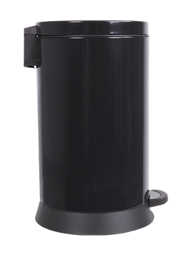 Poubelle de Cuisine Rétro en Métal noir - 20L