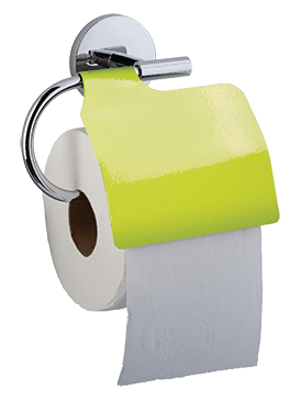 Toilet paper holder Aristo Neon Yellow
