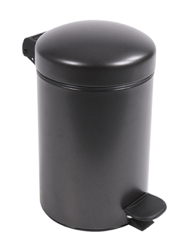Poubelle 3L Bohême Noir Basalte