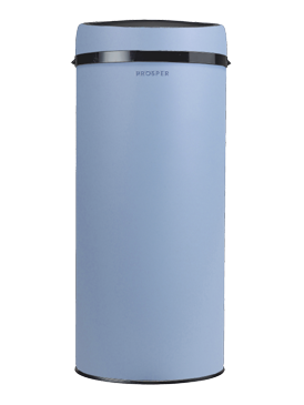 Poubelle cuisine 45L Kosmo Bleu Céleste