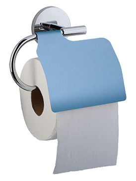 Toilet paper holder Aristo Cyan Blue