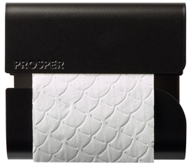 Dérouleur papier-toilette Minimali Noir Basalte