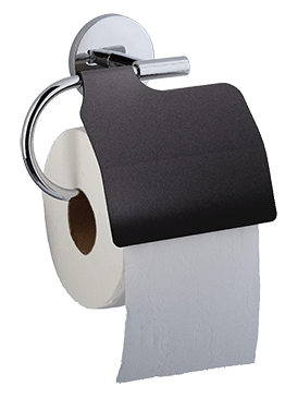 Dérouleur papier toilette Aristo Noir Basalte