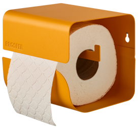 Dérouleur papier-toilette Minimali Jaune Pamplemousse