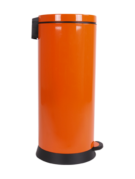 Poubelle 30L Retro Orange Clémentine
