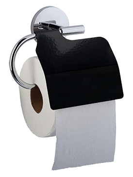 Dérouleur papier toilette Aristo Noir Graphite
